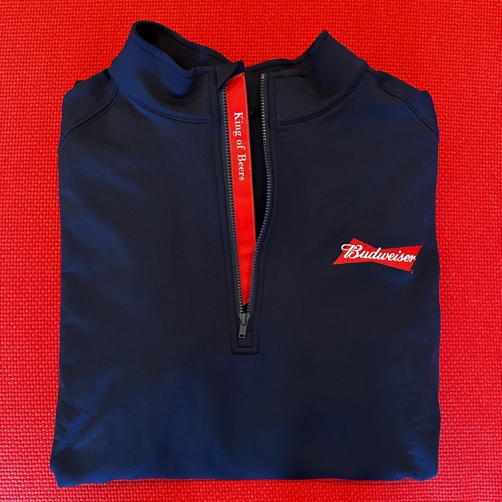 Budweiser Quarter-Zip Pullover